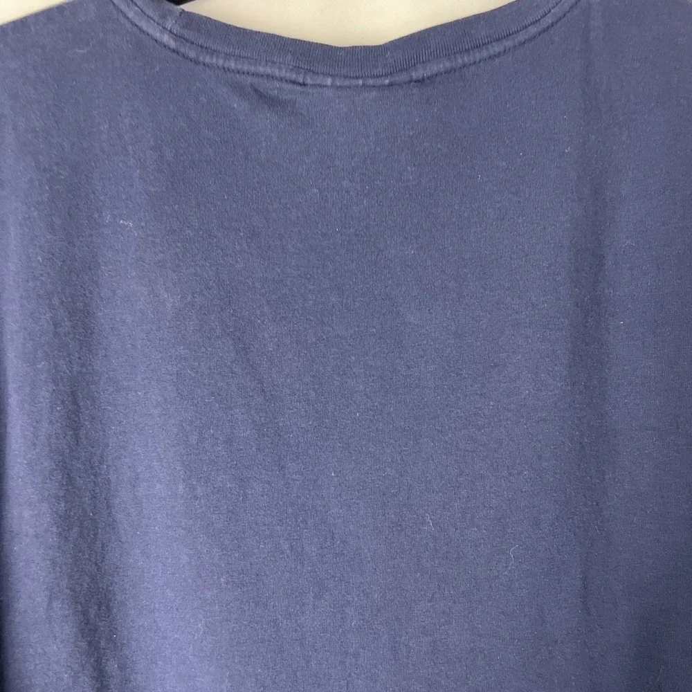 Ralph Lauren Mens Tee Shirt Size XL 100% Cotton Red Pony‎ Dark Blue A20